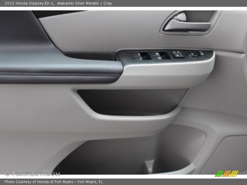 Alabaster Silver Metallic / Gray 2013 Honda Odyssey EX-L