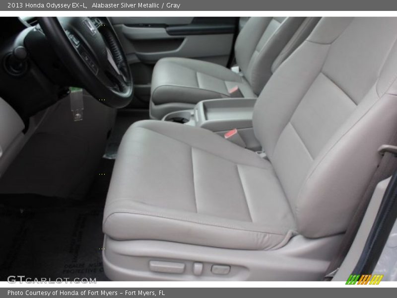 Alabaster Silver Metallic / Gray 2013 Honda Odyssey EX-L