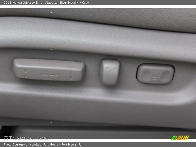 Alabaster Silver Metallic / Gray 2013 Honda Odyssey EX-L
