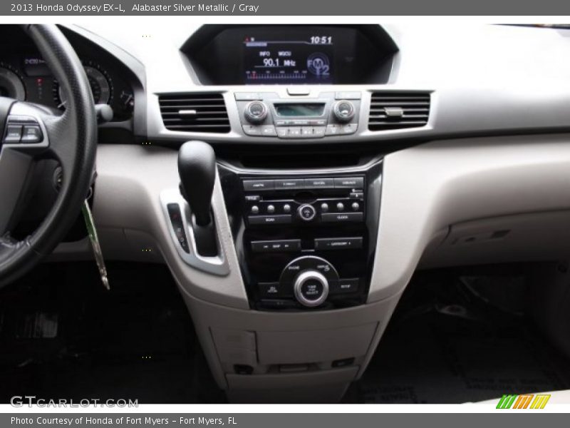 Alabaster Silver Metallic / Gray 2013 Honda Odyssey EX-L