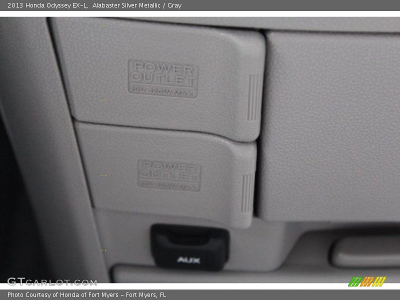 Alabaster Silver Metallic / Gray 2013 Honda Odyssey EX-L