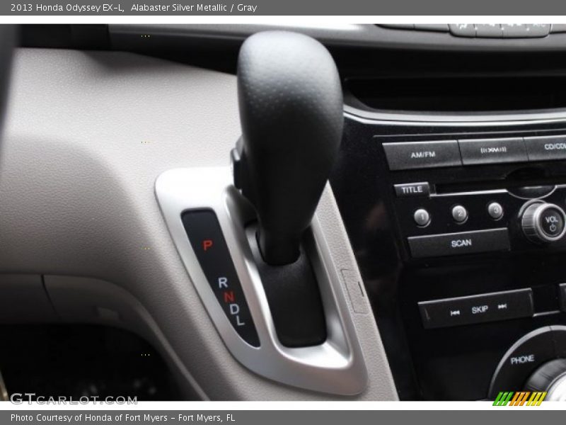 Alabaster Silver Metallic / Gray 2013 Honda Odyssey EX-L