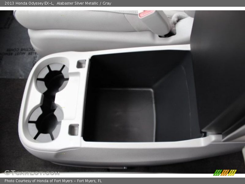 Alabaster Silver Metallic / Gray 2013 Honda Odyssey EX-L