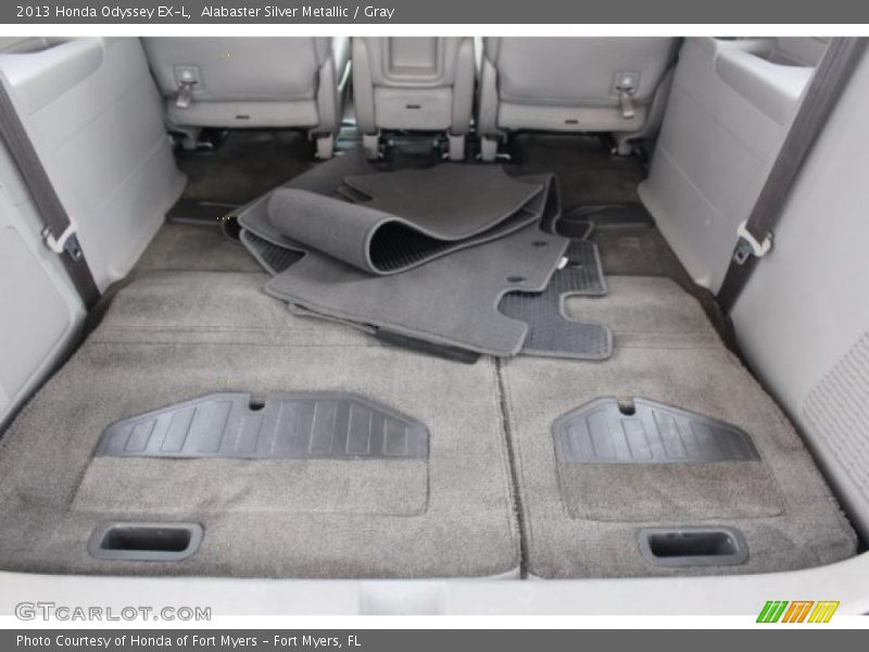 Alabaster Silver Metallic / Gray 2013 Honda Odyssey EX-L