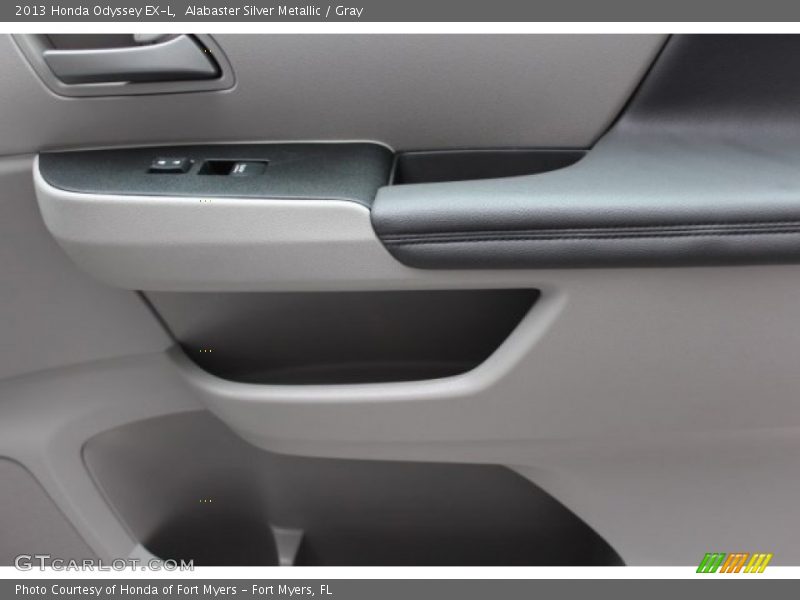 Alabaster Silver Metallic / Gray 2013 Honda Odyssey EX-L