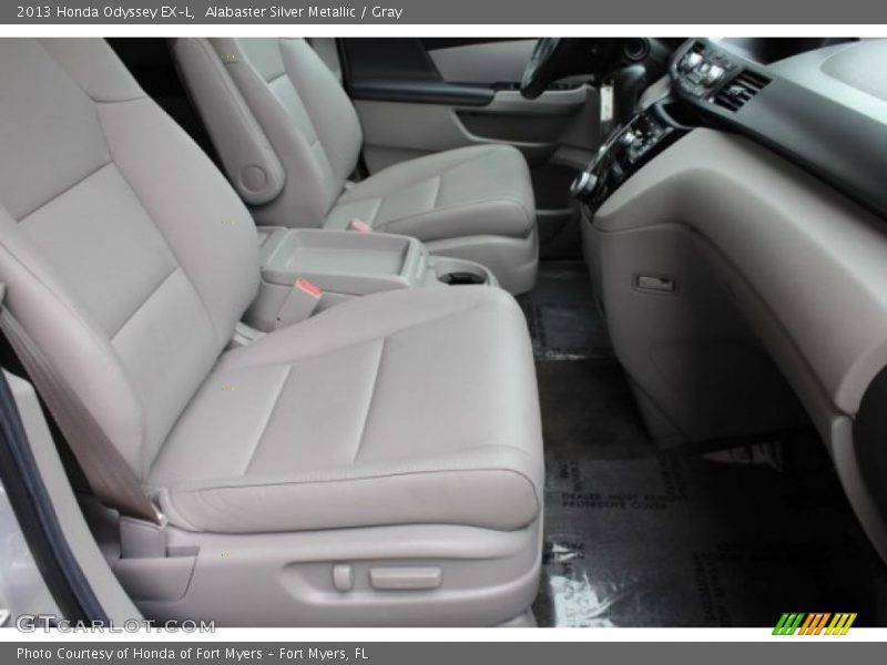 Alabaster Silver Metallic / Gray 2013 Honda Odyssey EX-L