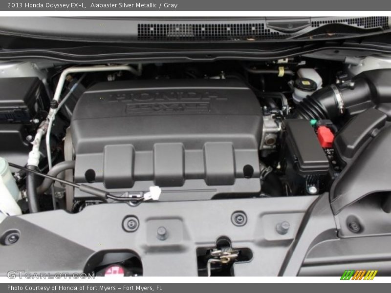 Alabaster Silver Metallic / Gray 2013 Honda Odyssey EX-L
