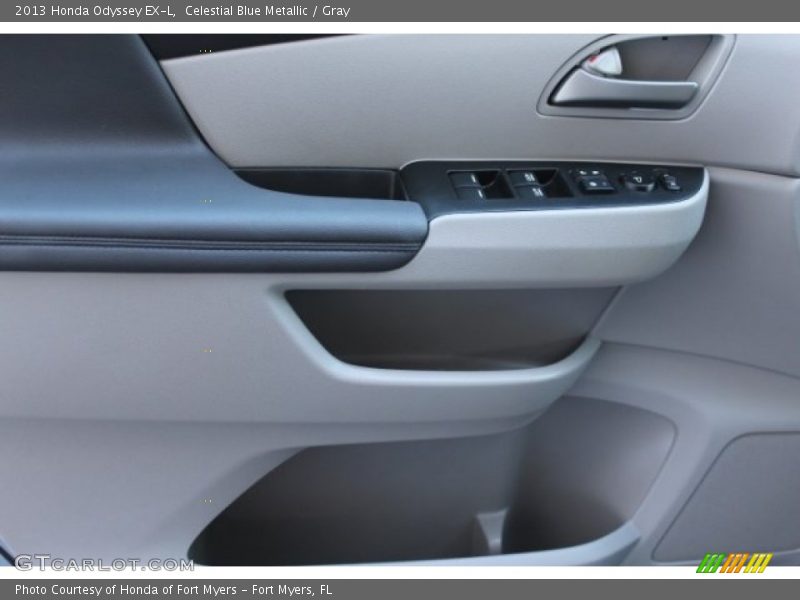 Celestial Blue Metallic / Gray 2013 Honda Odyssey EX-L