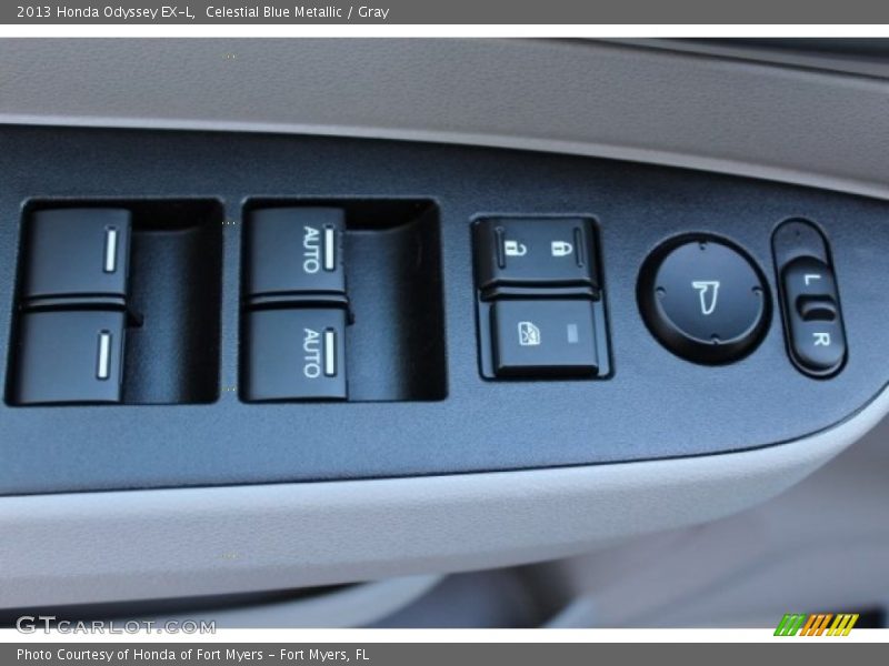 Celestial Blue Metallic / Gray 2013 Honda Odyssey EX-L