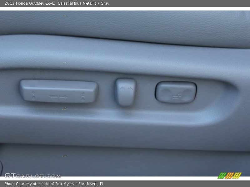 Celestial Blue Metallic / Gray 2013 Honda Odyssey EX-L