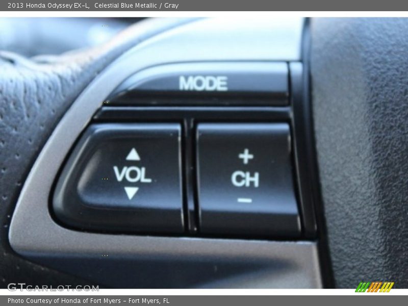 Celestial Blue Metallic / Gray 2013 Honda Odyssey EX-L