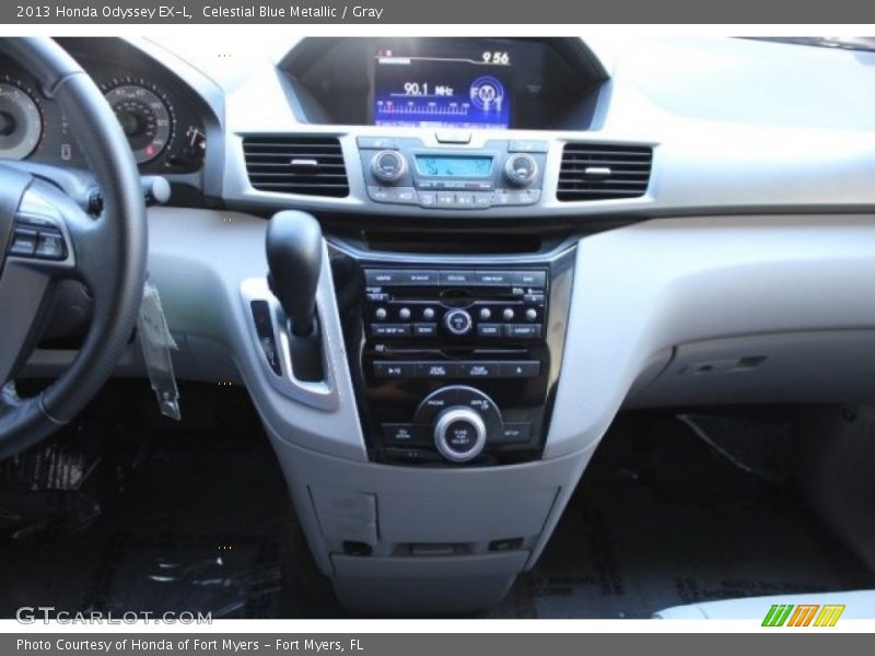 Celestial Blue Metallic / Gray 2013 Honda Odyssey EX-L