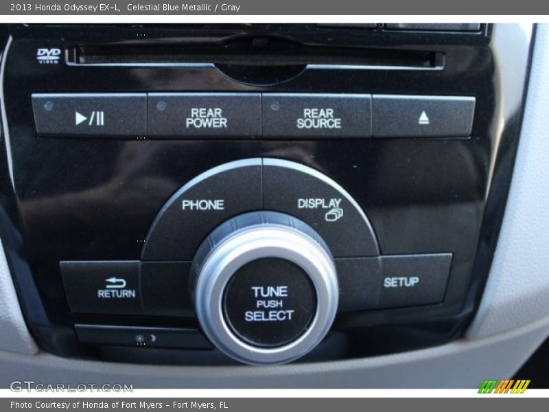 Celestial Blue Metallic / Gray 2013 Honda Odyssey EX-L