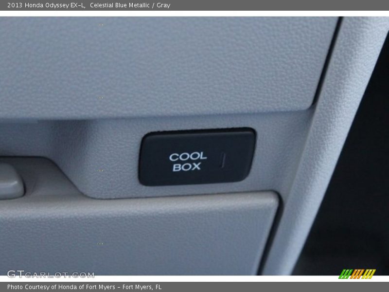 Celestial Blue Metallic / Gray 2013 Honda Odyssey EX-L