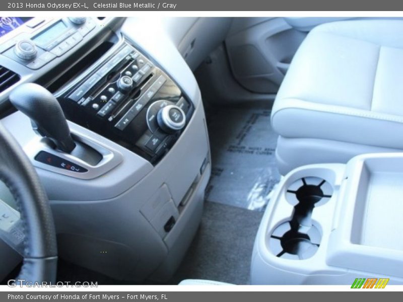 Celestial Blue Metallic / Gray 2013 Honda Odyssey EX-L