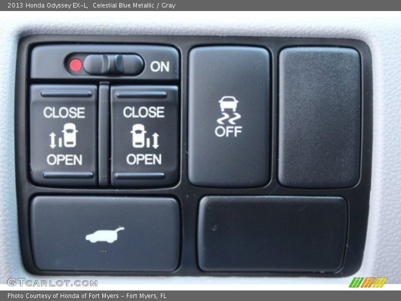 Celestial Blue Metallic / Gray 2013 Honda Odyssey EX-L