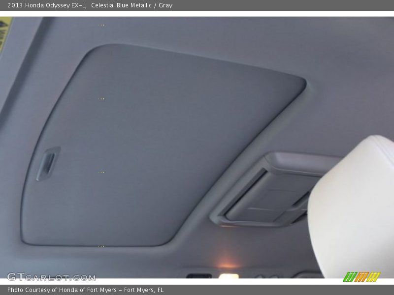 Celestial Blue Metallic / Gray 2013 Honda Odyssey EX-L