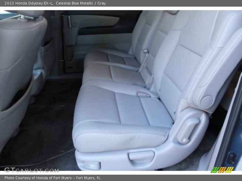 Celestial Blue Metallic / Gray 2013 Honda Odyssey EX-L