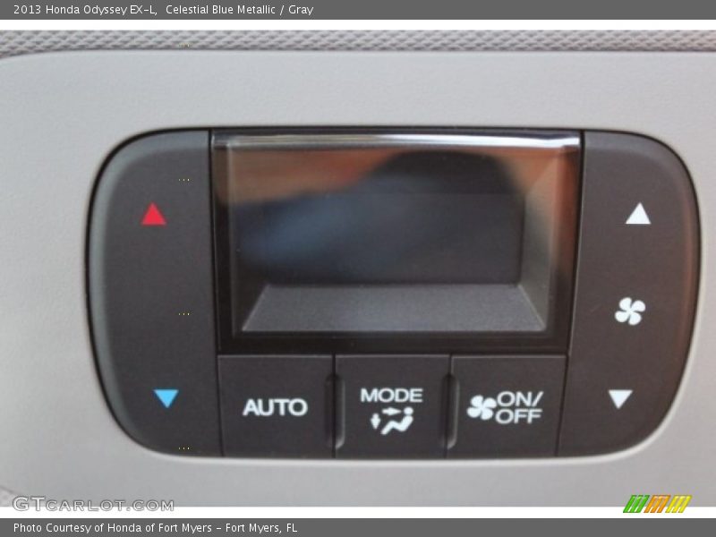 Celestial Blue Metallic / Gray 2013 Honda Odyssey EX-L
