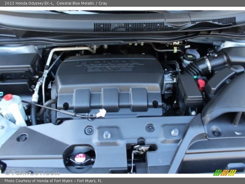 Celestial Blue Metallic / Gray 2013 Honda Odyssey EX-L