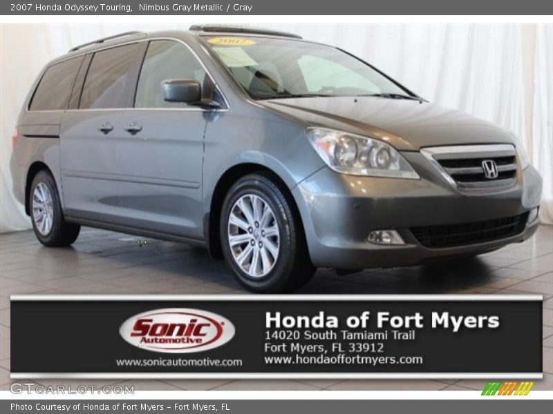 Nimbus Gray Metallic / Gray 2007 Honda Odyssey Touring