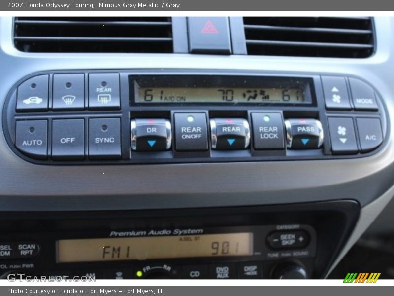 Nimbus Gray Metallic / Gray 2007 Honda Odyssey Touring