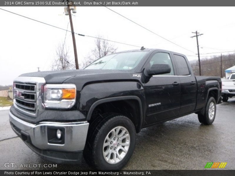 Onyx Black / Jet Black/Dark Ash 2014 GMC Sierra 1500 SLE Double Cab 4x4