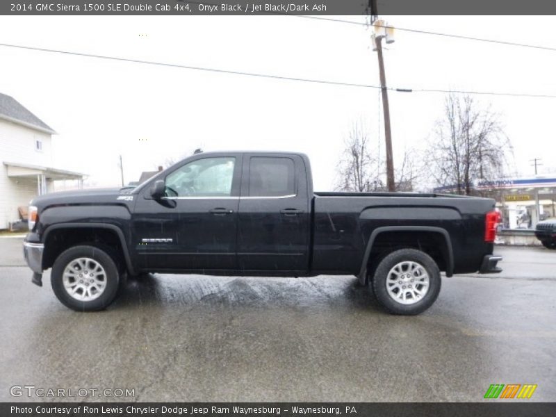 Onyx Black / Jet Black/Dark Ash 2014 GMC Sierra 1500 SLE Double Cab 4x4
