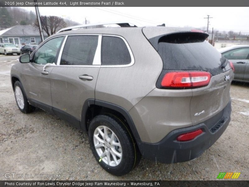 Light Brownstone Pearl / Black 2016 Jeep Cherokee Latitude 4x4