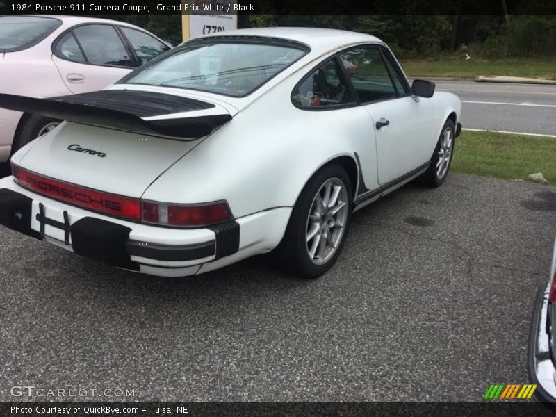 Grand Prix White / Black 1984 Porsche 911 Carrera Coupe