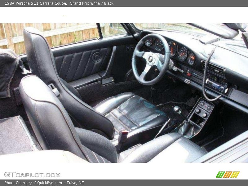 Grand Prix White / Black 1984 Porsche 911 Carrera Coupe