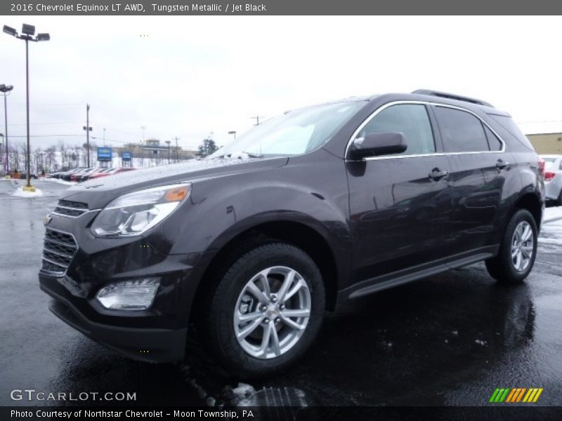 Tungsten Metallic / Jet Black 2016 Chevrolet Equinox LT AWD