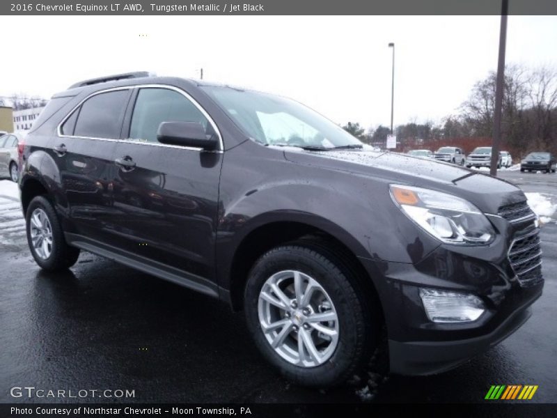 Tungsten Metallic / Jet Black 2016 Chevrolet Equinox LT AWD