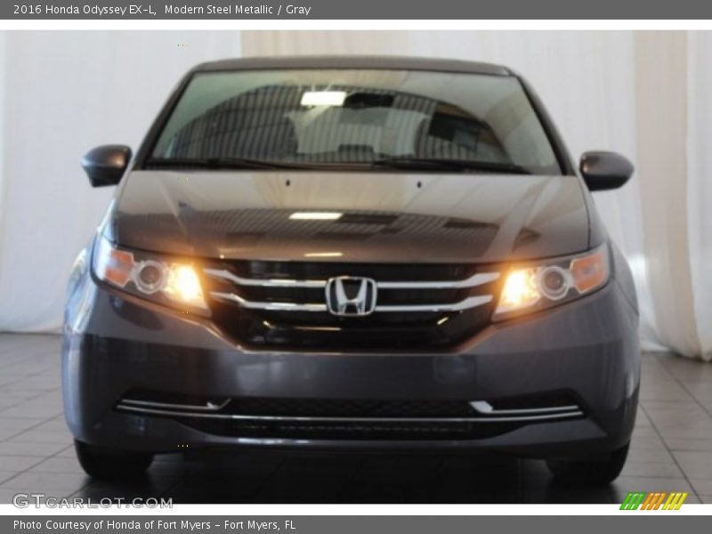 Modern Steel Metallic / Gray 2016 Honda Odyssey EX-L
