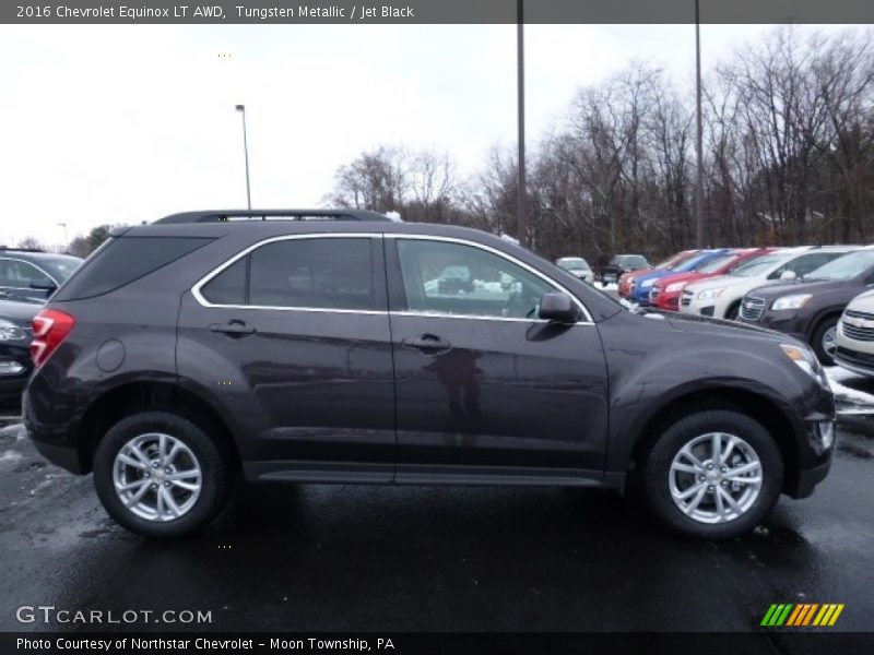 Tungsten Metallic / Jet Black 2016 Chevrolet Equinox LT AWD