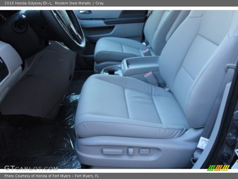 Modern Steel Metallic / Gray 2016 Honda Odyssey EX-L
