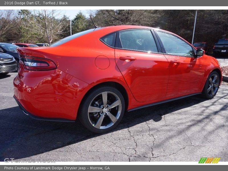 TorRed / Black 2016 Dodge Dart GT