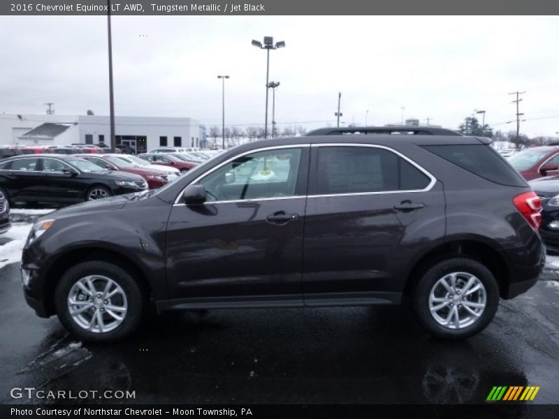 Tungsten Metallic / Jet Black 2016 Chevrolet Equinox LT AWD