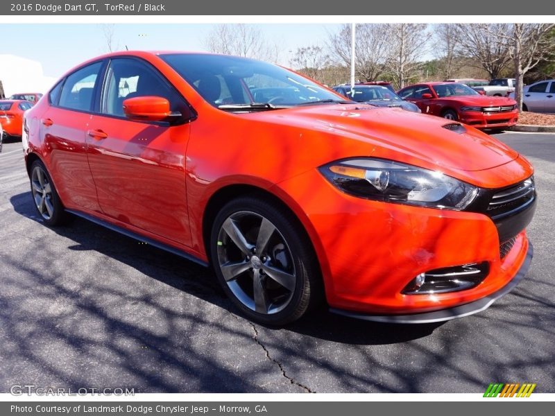 TorRed / Black 2016 Dodge Dart GT