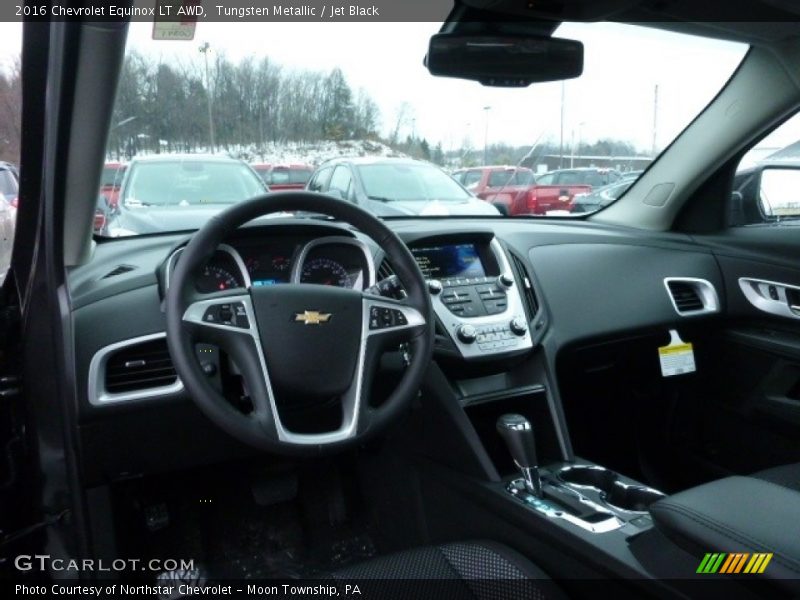 Tungsten Metallic / Jet Black 2016 Chevrolet Equinox LT AWD