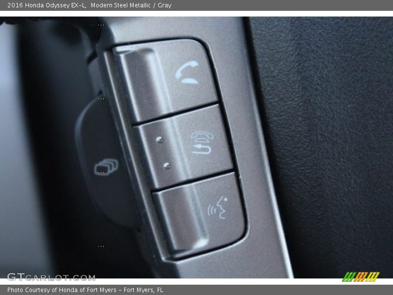 Modern Steel Metallic / Gray 2016 Honda Odyssey EX-L