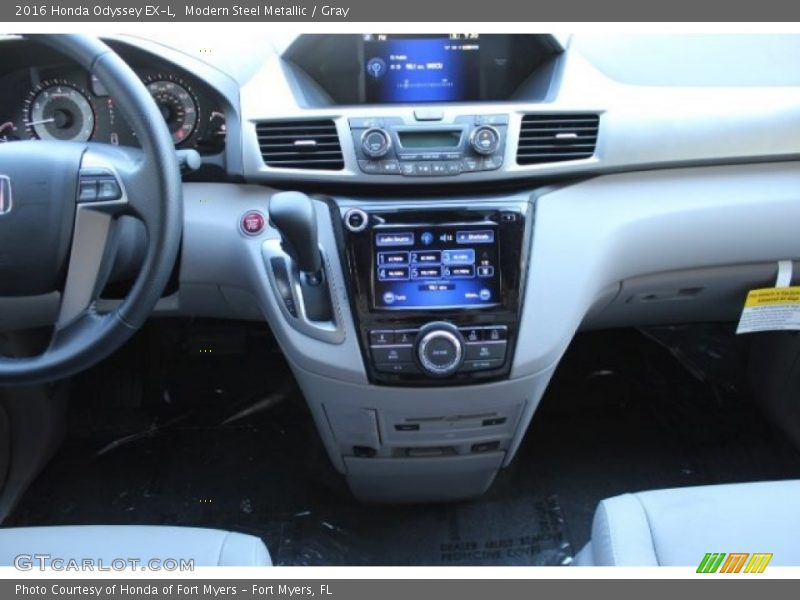 Modern Steel Metallic / Gray 2016 Honda Odyssey EX-L