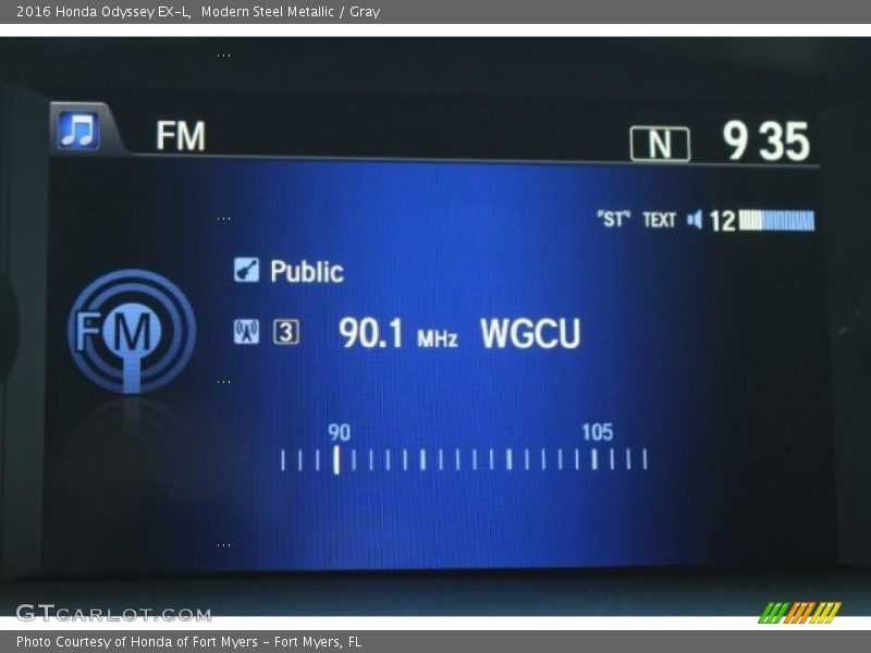 Modern Steel Metallic / Gray 2016 Honda Odyssey EX-L