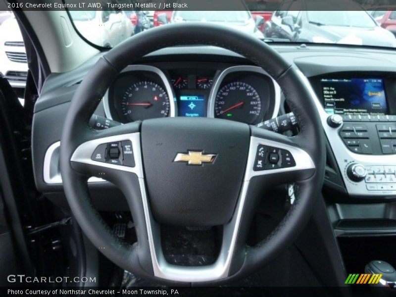 Tungsten Metallic / Jet Black 2016 Chevrolet Equinox LT AWD