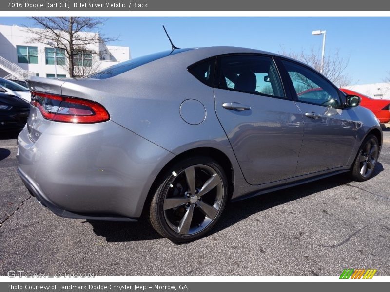 Billet Silver Metallic / Black 2016 Dodge Dart GT