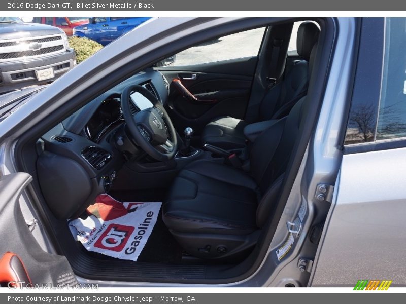 Billet Silver Metallic / Black 2016 Dodge Dart GT