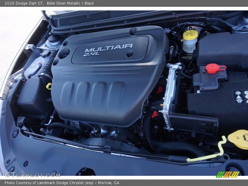 Billet Silver Metallic / Black 2016 Dodge Dart GT
