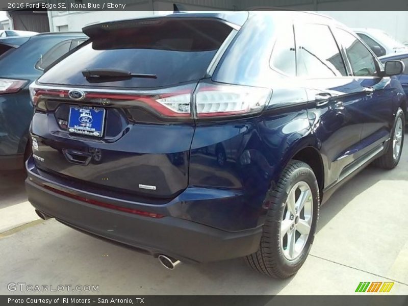 Kona Blue / Ebony 2016 Ford Edge SE