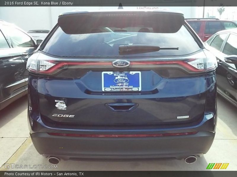 Kona Blue / Ebony 2016 Ford Edge SE