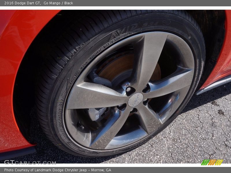 Go Mango / Black 2016 Dodge Dart GT